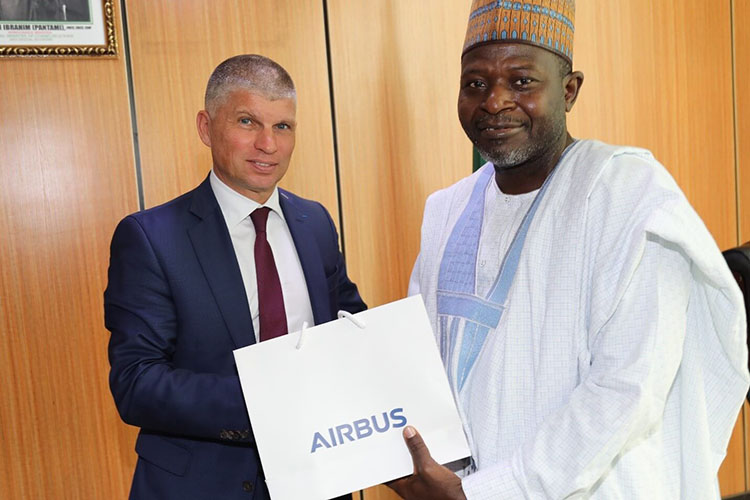 Press Release: Airbus visits NIGCOMSAT Ltd., Showcases Services